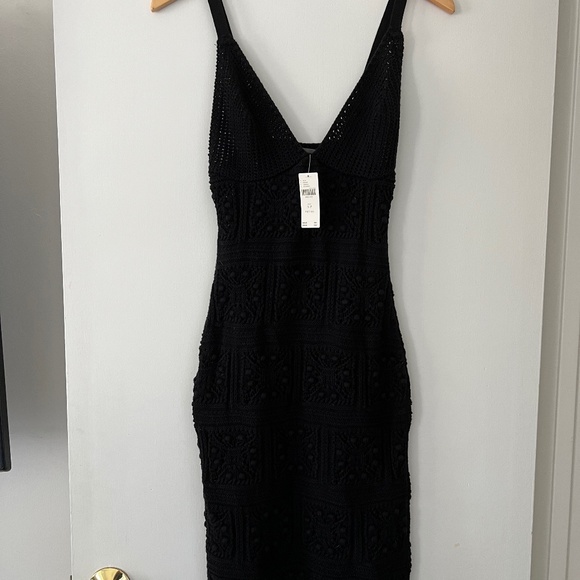 Anthropologie - Unlined Crochet Dress - Picture 1 of 4